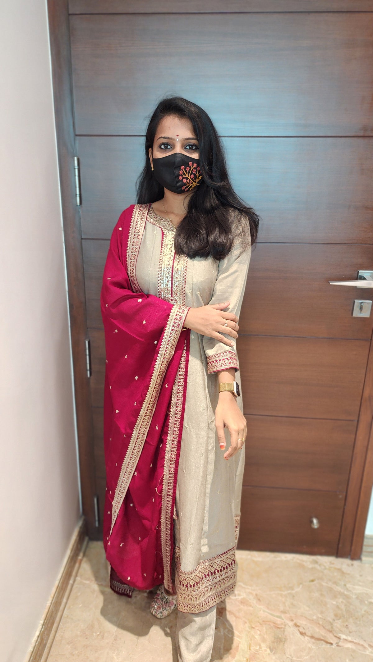 Pongal Festive Set-Anarkali Salwar Set (8374)