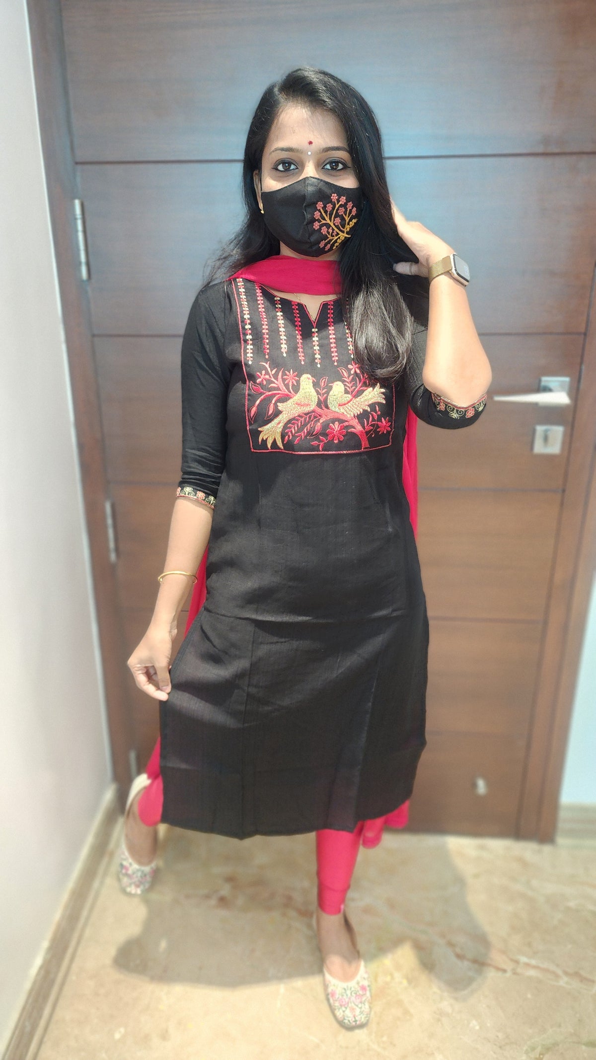 Office Wear - Embroidery(8384)