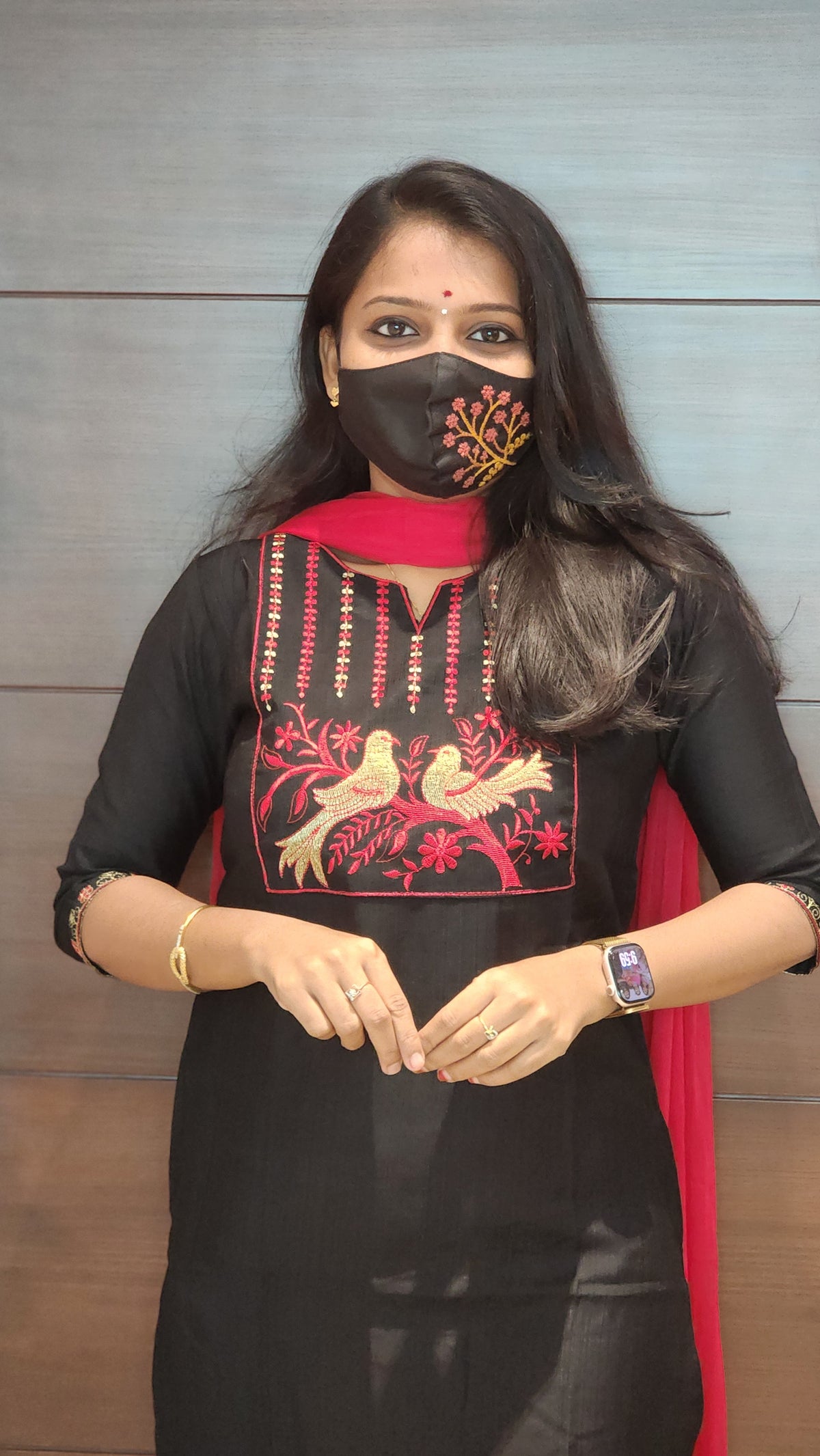 Office Wear - Embroidery(8384)