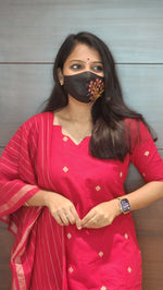 Handloom cotton Salwar Set (8440)