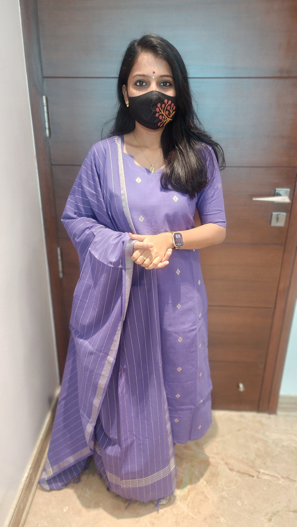 Handloom cotton Salwar Set (8441)