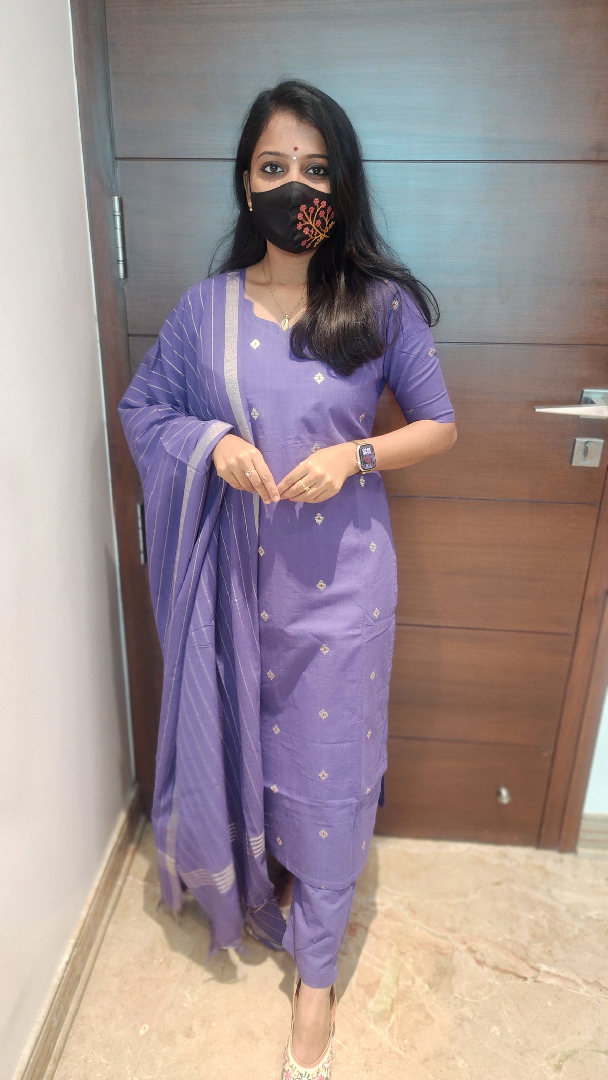 Handloom cotton Salwar Set (8441)