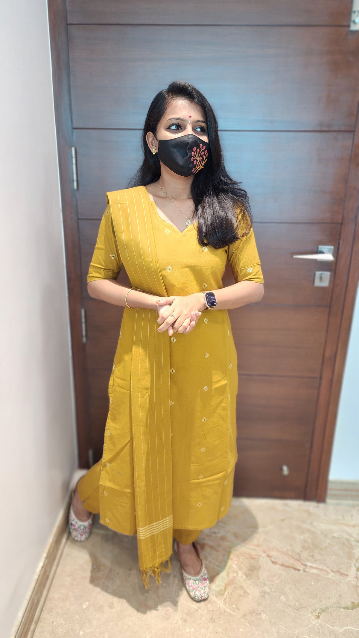 Handloom cotton Salwar Set (8442)