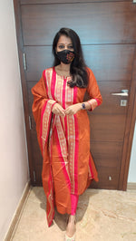 Salwar Set (kurti+Dupatta) (8395)