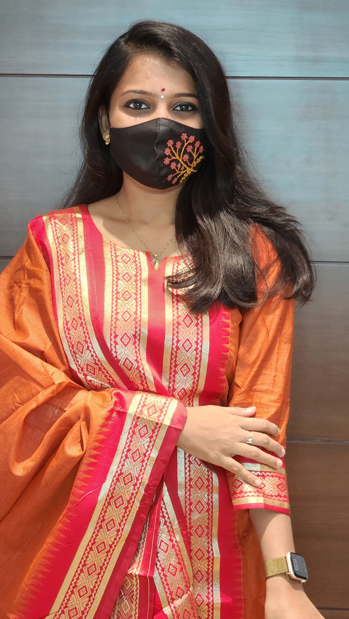 Salwar Set (kurti+Dupatta) (8395)