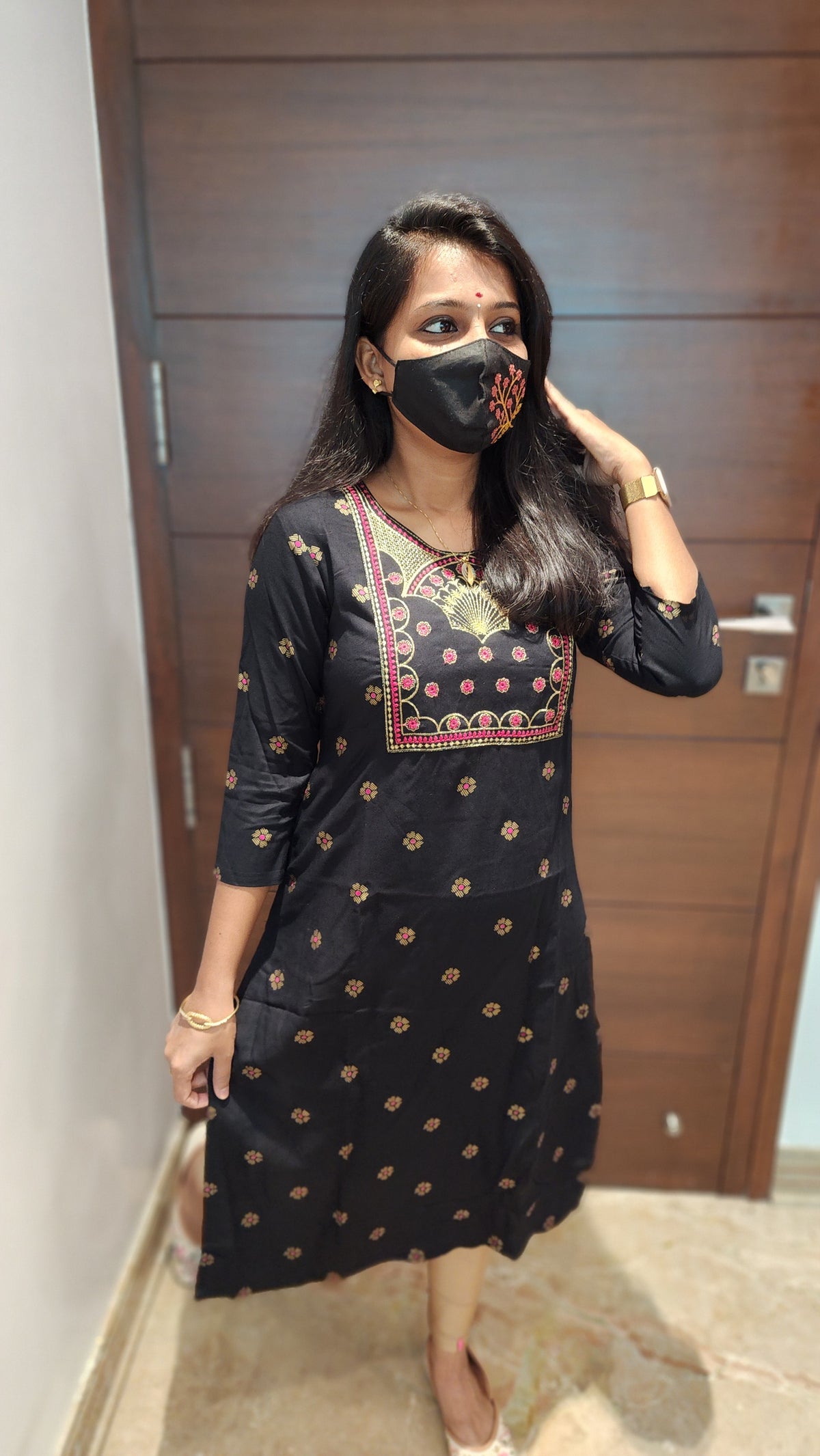 Office Wear - Embroidery(8585)