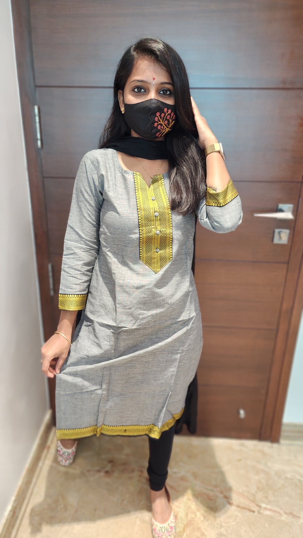 Office Wear kurti-Mangalgiri cotton(8626)