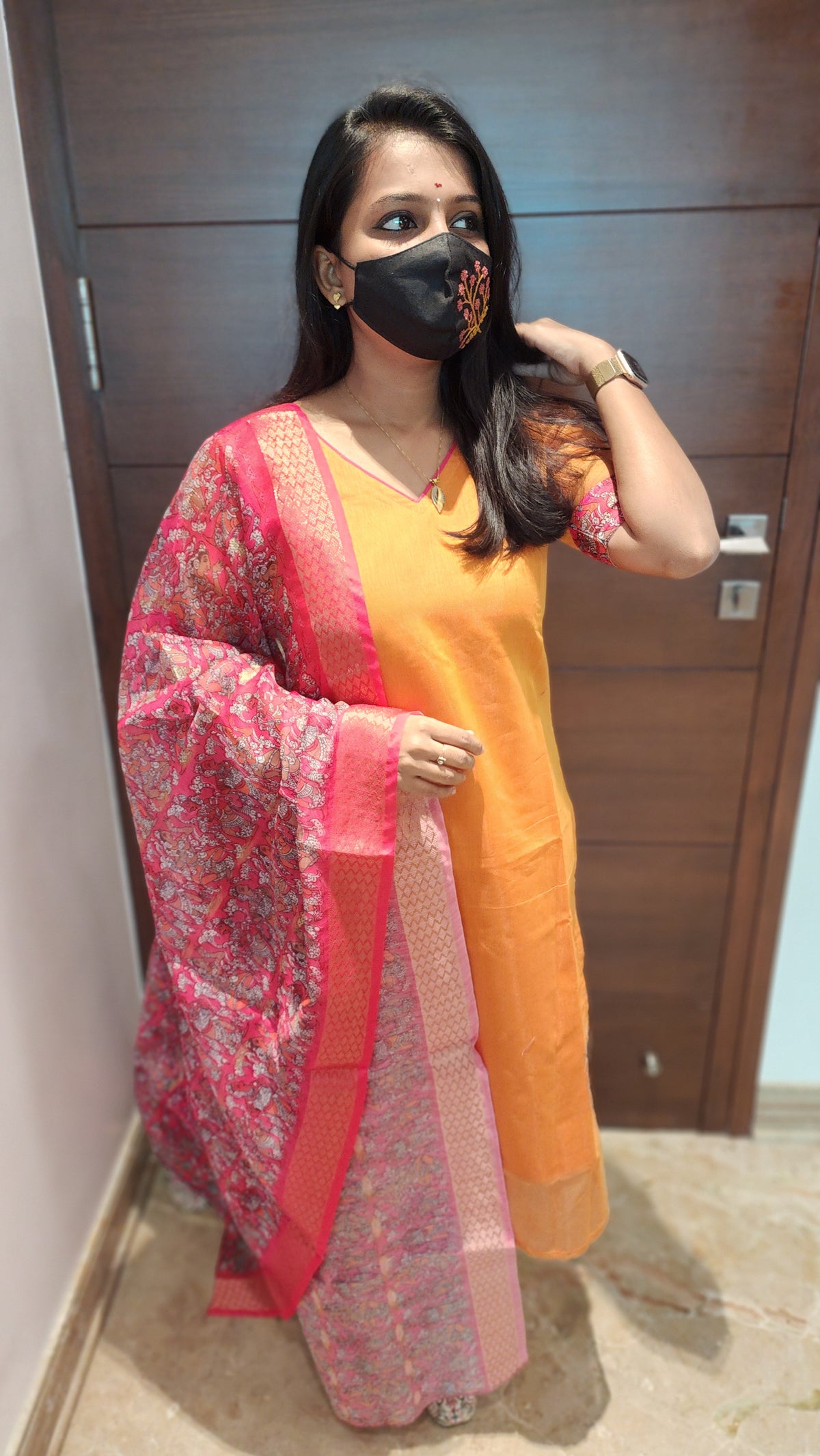 Salwar Set(Kurti +Dupatta)(8687)c3