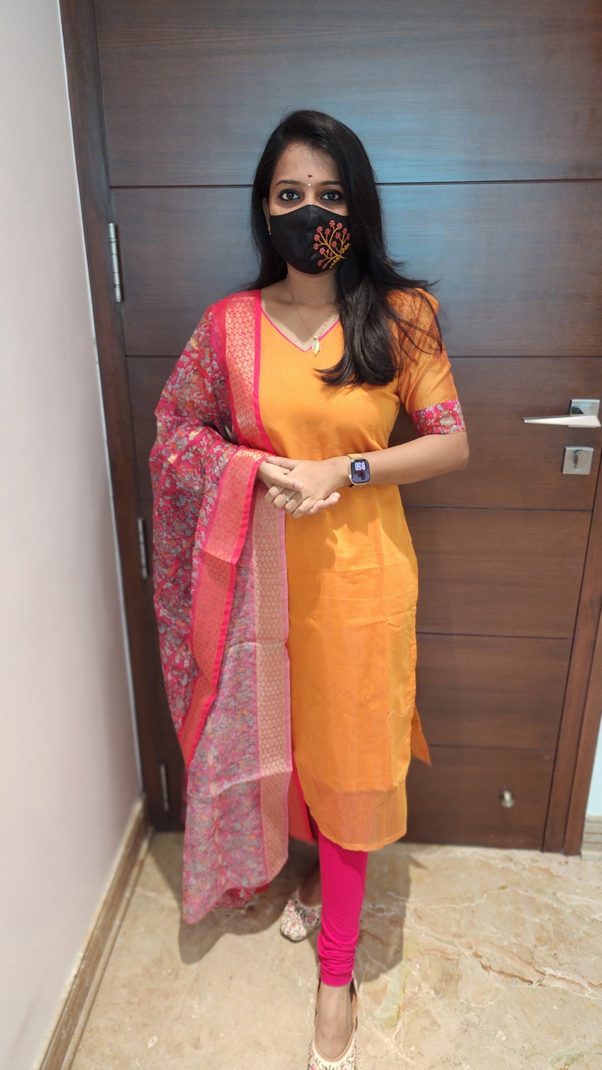 Salwar Set(Kurti +Dupatta)(8687)c3