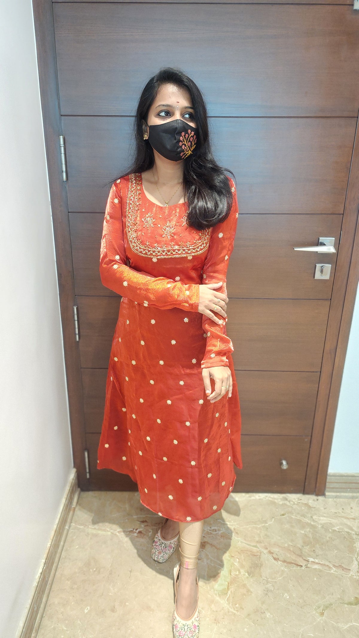 Handwork Kurti -Party wear Kurti (8710)c