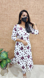 Cord set (pant & top)(9187)