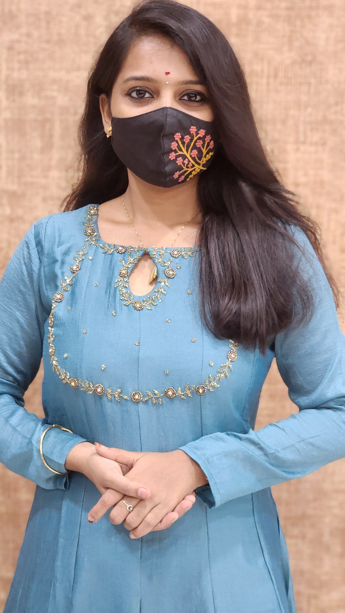 Festive Sale-Handwork kurti(9231)