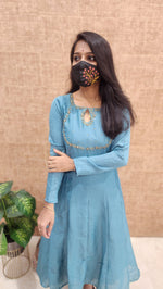 Festive Sale-Handwork kurti(9231)