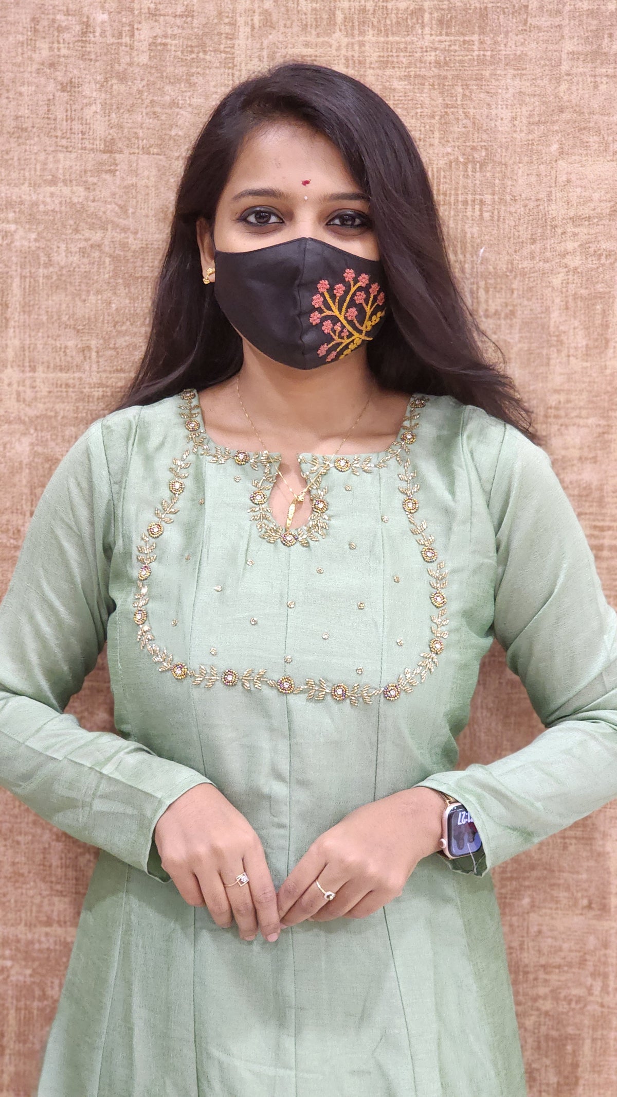 Festive Sale-Handwork kurti(9233)