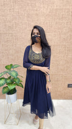 Festive Sale-Handwork kurti (9322)