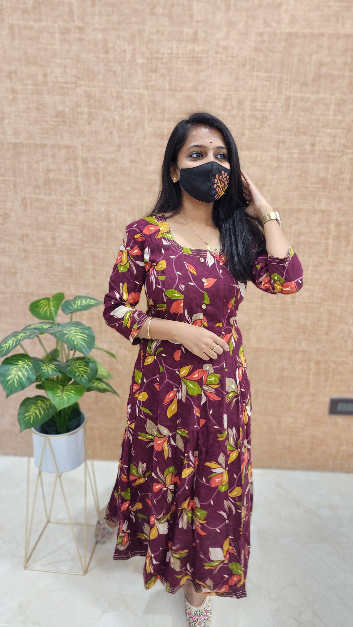 Panel Cut Anarkali (9366)c