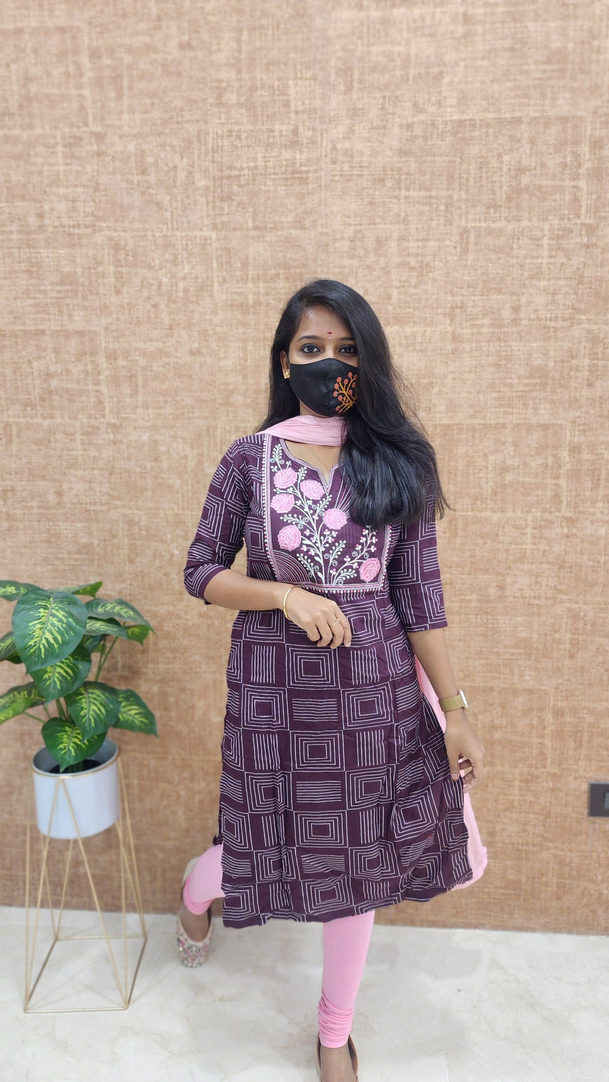 Office Wear - Embroidery (9388)