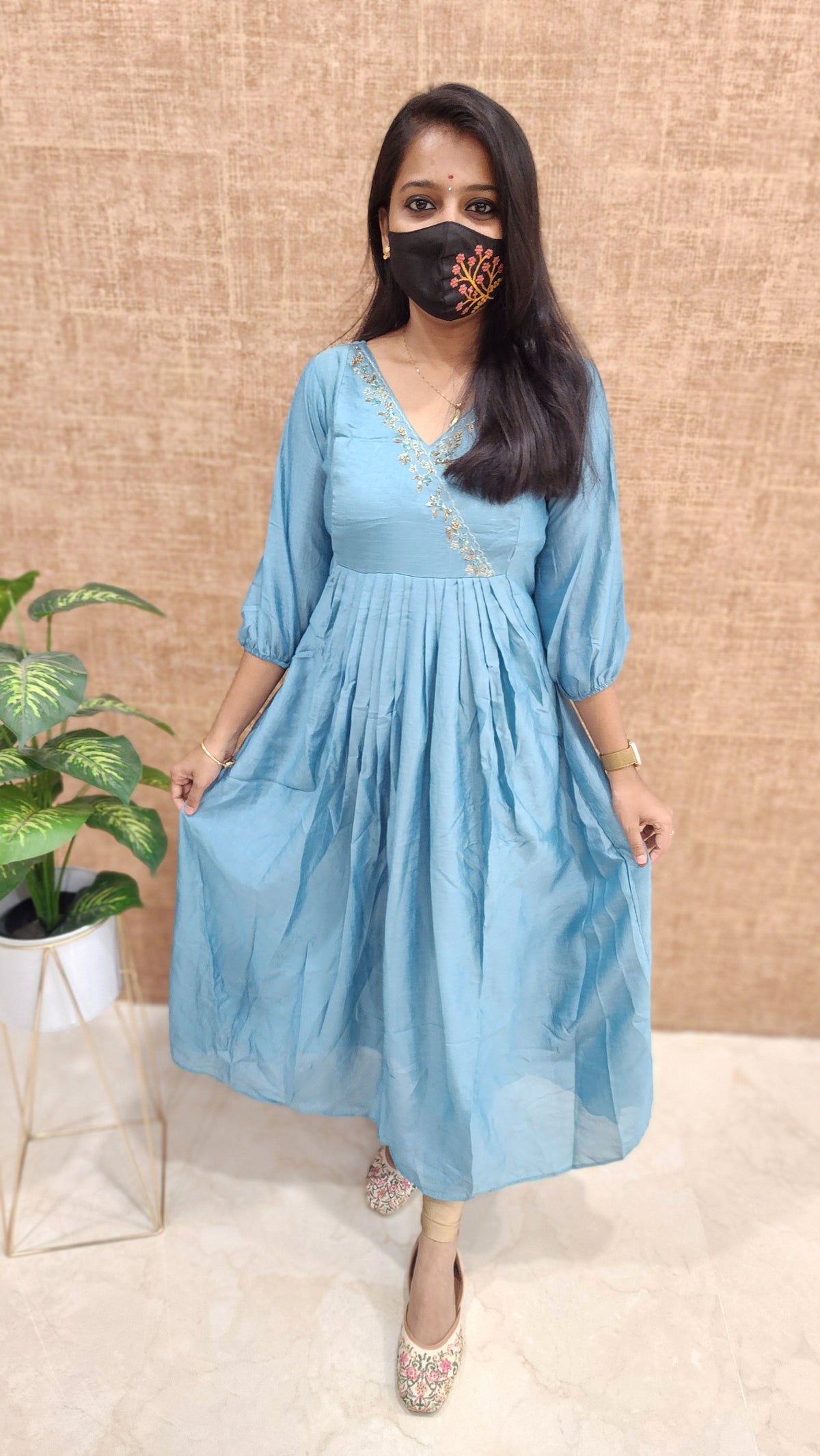 Indo-Western frock (9432)c