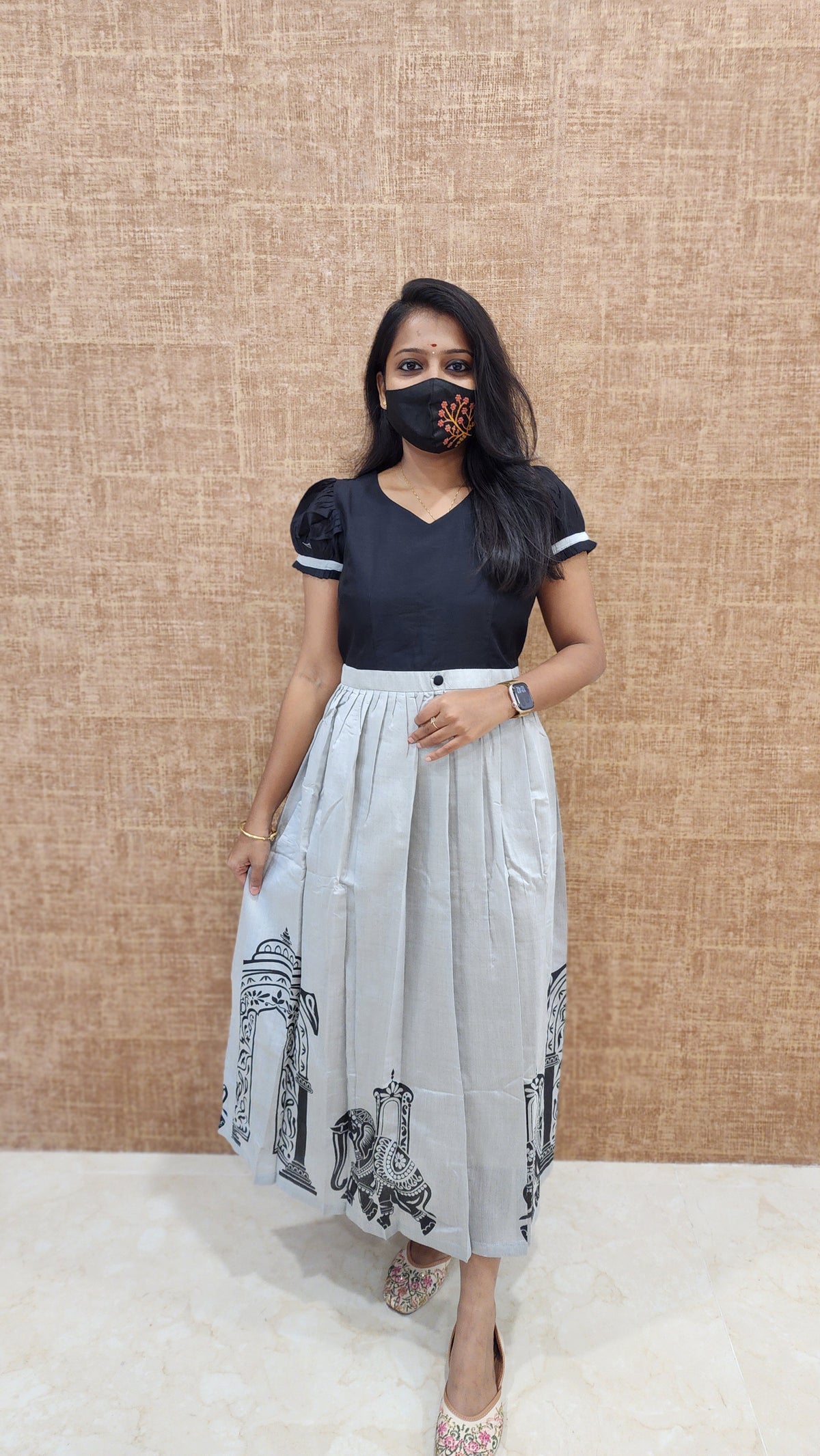 Indo-Western frock (9485)