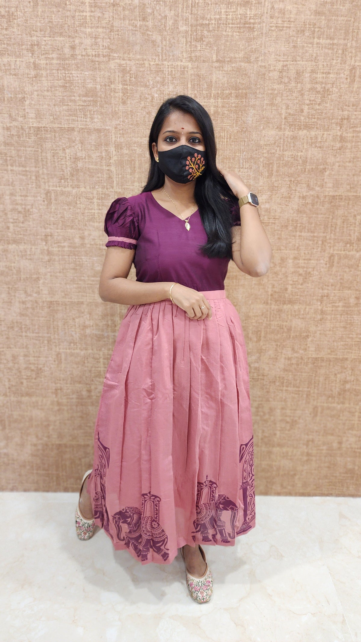 Indo-Western frock (9486)