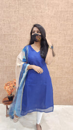 Salwar Set (kurti+Dupatta)(9599)