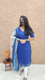 Salwar Set (kurti+Dupatta)(9599)