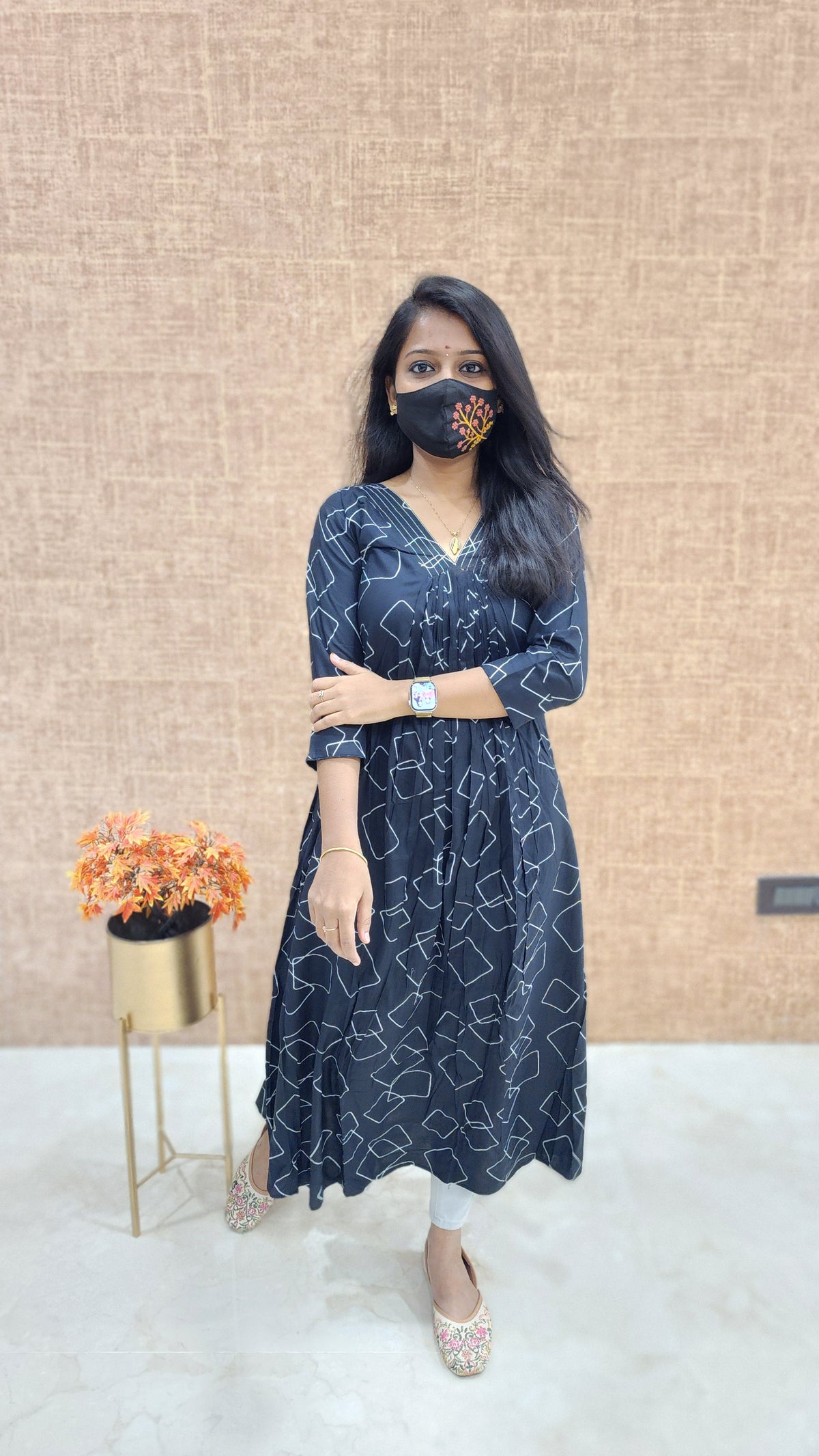 Pleated Casual Kurti (9613)