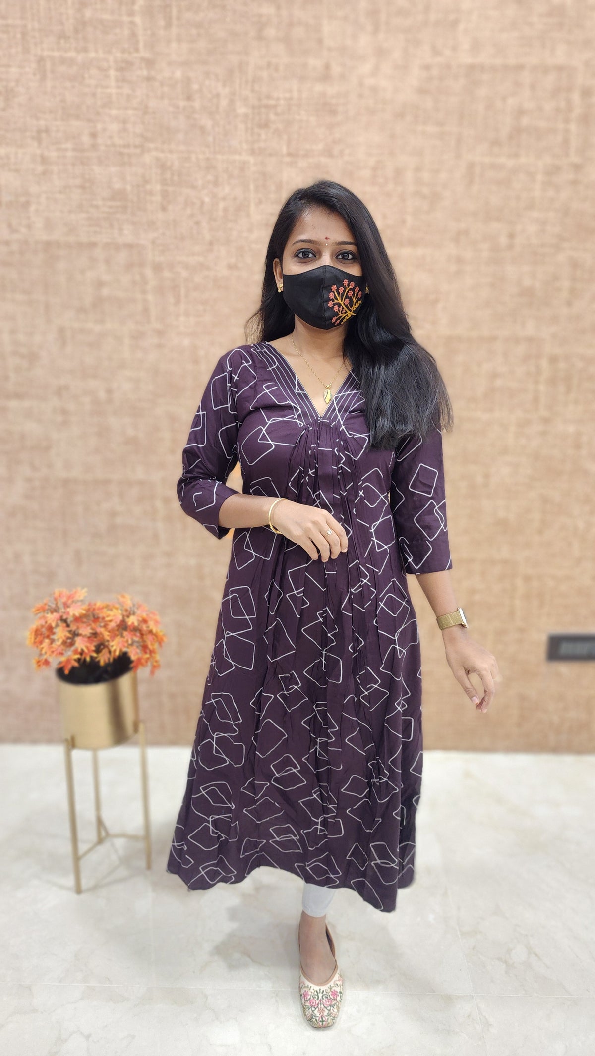 Pleated Casual Kurti (9614)