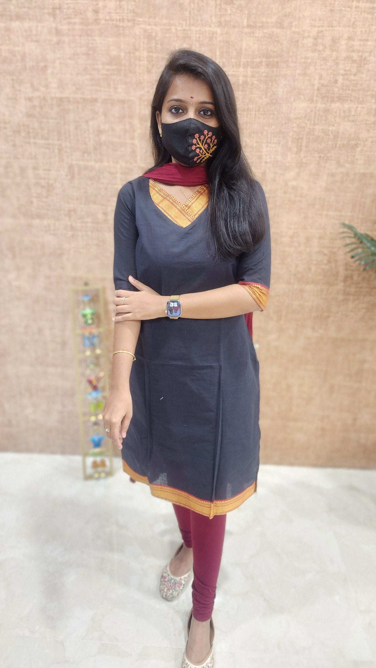 Office Wear kurti-Mangalgiri cotton(9886)