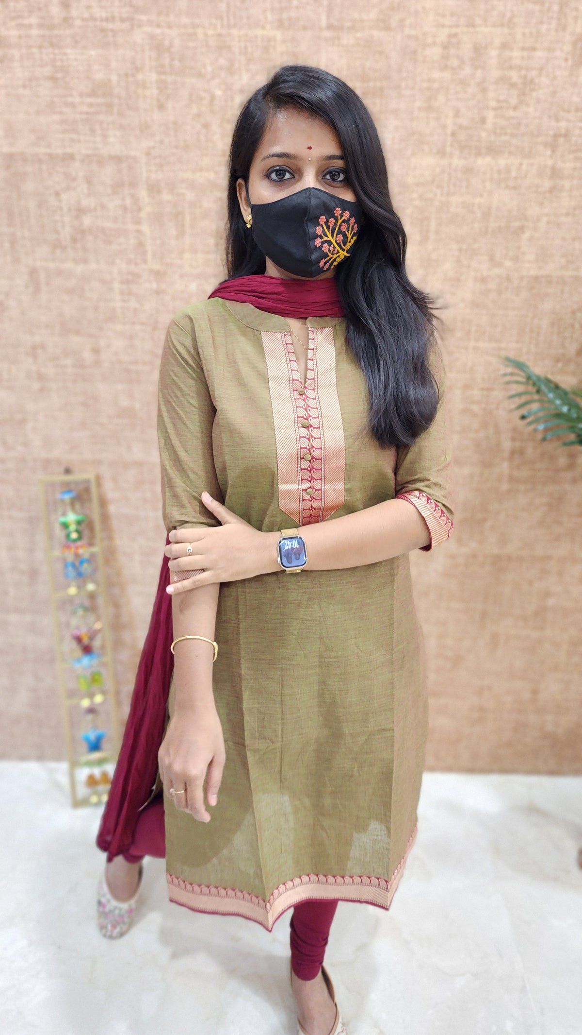 Office Wear kurti-Mangalgiri cotton(9888)