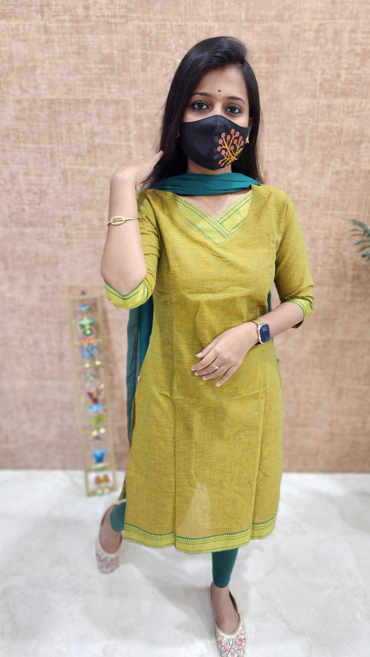 Office Wear kurti-Mangalgiri cotton(9891)