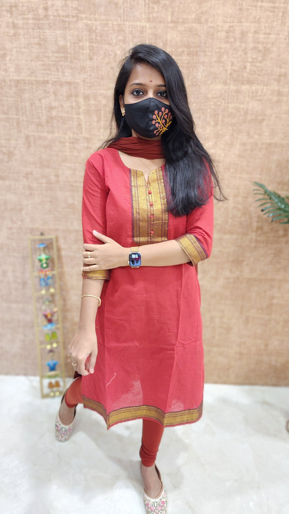 Office Wear kurti-Mangalgiri cotton(9890)