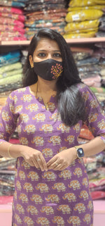Cotton kalamkari kurti(9990)