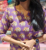 Cotton kalamkari kurti(9990)