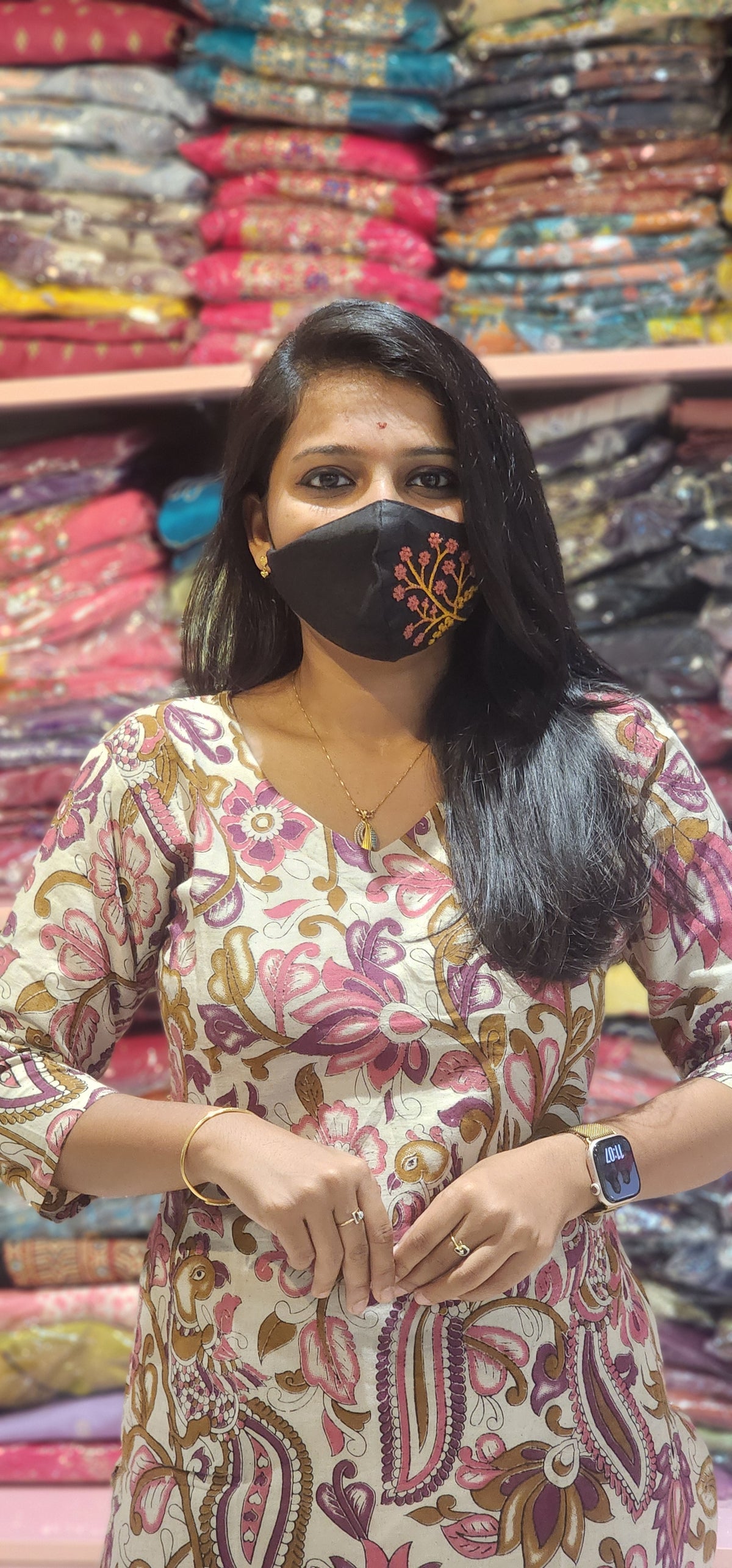 Cotton kalamkari kurti(9989)