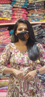 Cotton kalamkari kurti(9989)