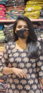 Cotton kalamkari kurti(9988)