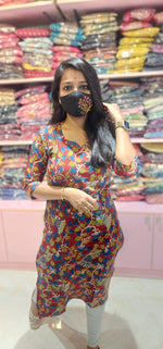 Cotton kalamkari kurti(9985)