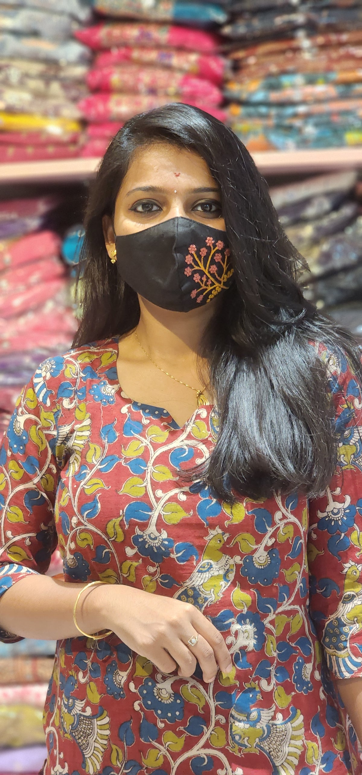 Cotton kalamkari kurti(9985)
