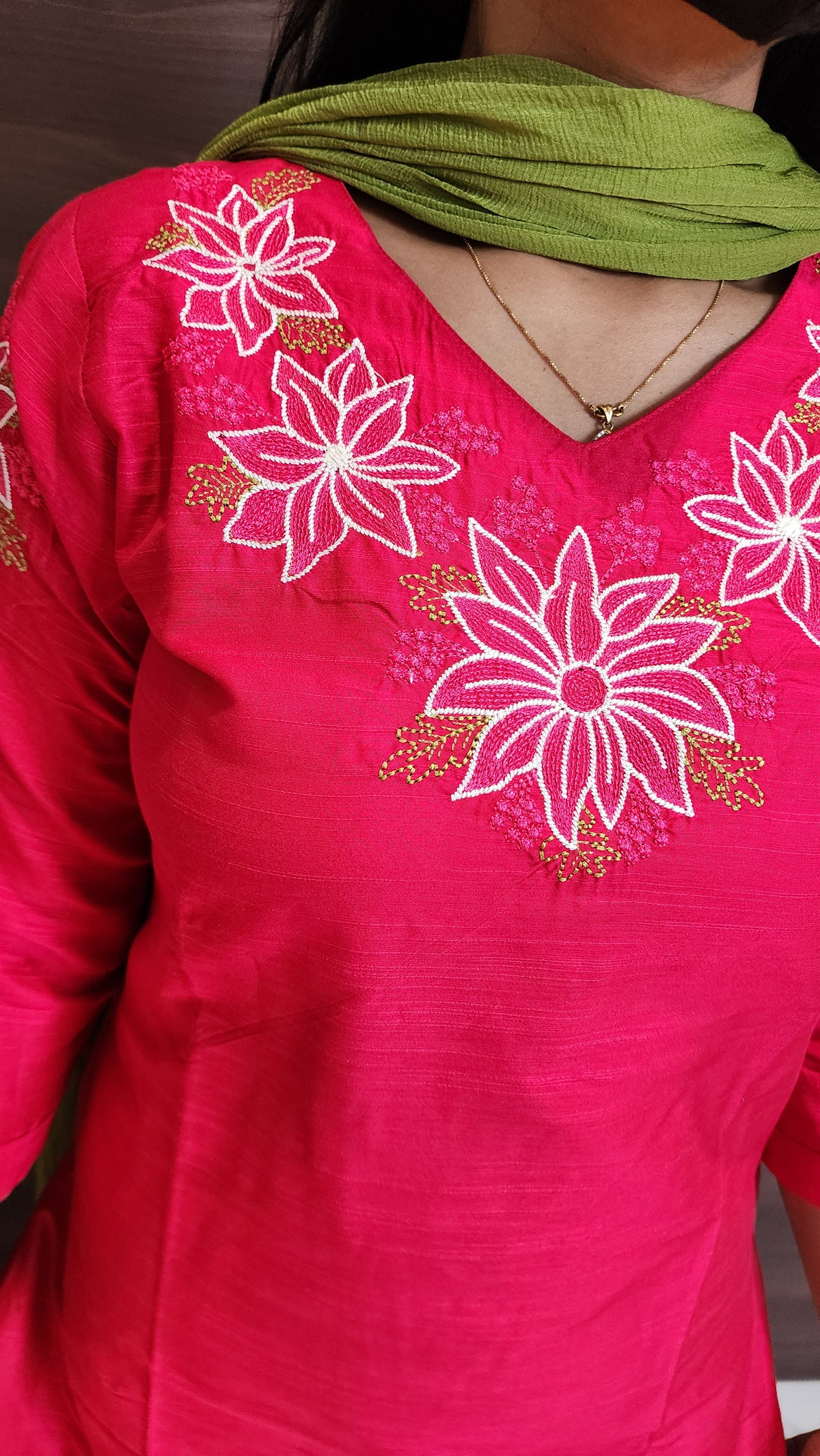 Office Wear kurti-Embroidery kurti(10004)