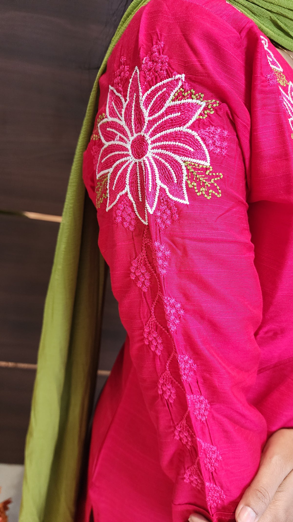 Office Wear kurti-Embroidery kurti(10004)