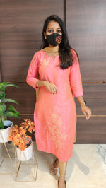 Office Wear kurti-Embroidery kurti(10002)