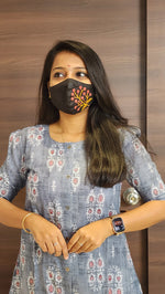 Jaipur A-Line cotton Kurti(10022)