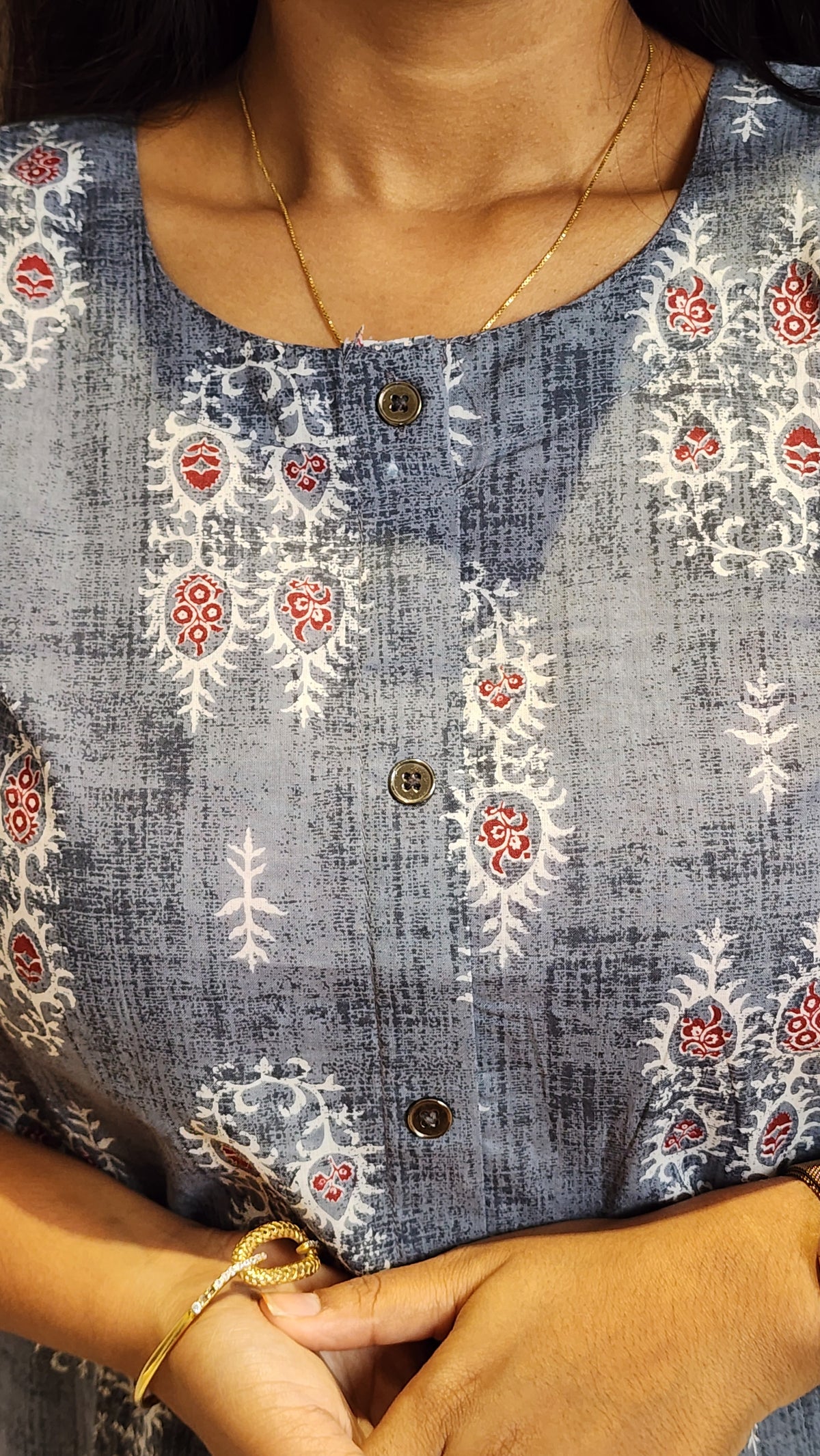 Jaipur A-Line cotton Kurti(10022)