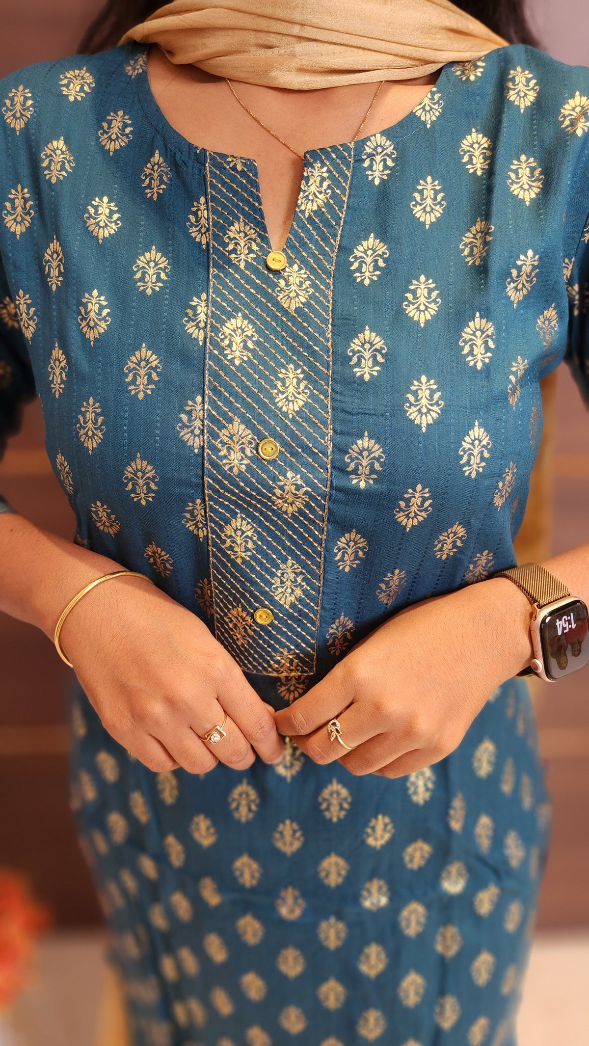 Office Wear kurti-Embroidery kurti(10033)c2