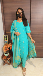 Handloom Cotton Salwar set(10205)c