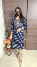 Office Wear kurti-Embroidery kurti(10211)