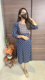 Office Wear kurti-Embroidery kurti(10211)
