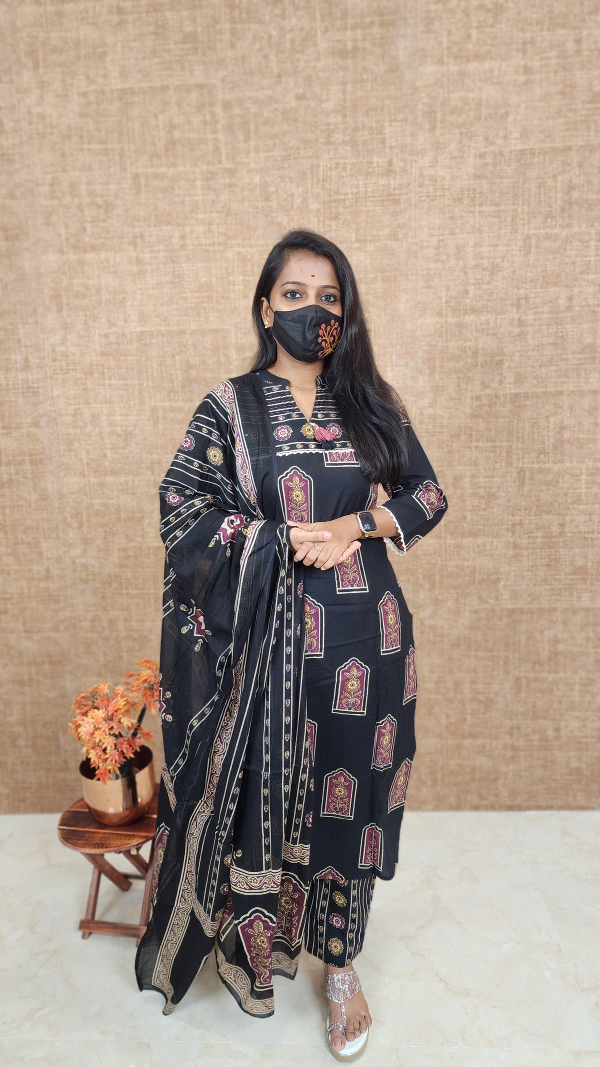 Cotton salwar set(10504)c4