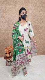 Salwar Set (kurti+Dupatta)(10533)c